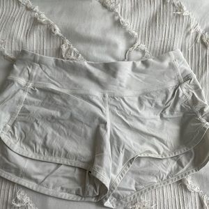 Lululemon white shorts